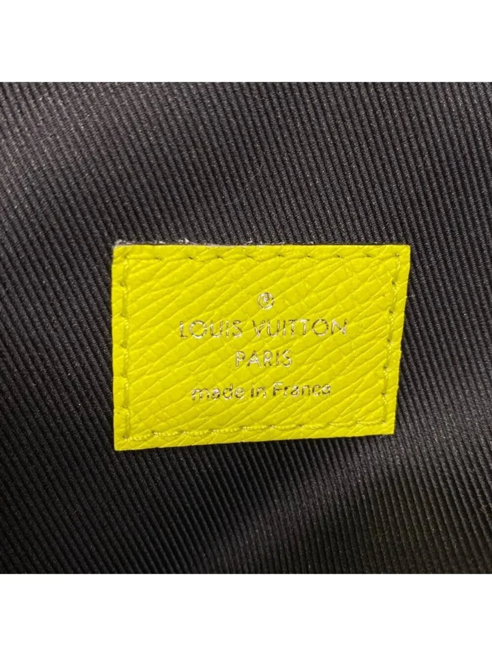 Louis Vuitton Backpack Taigarama Discovery Jaune Leather Cowhide